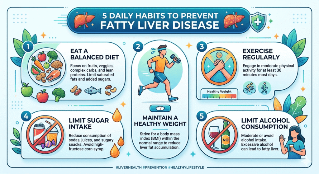 Daily Habits to Prevent Fatty Liver Disease