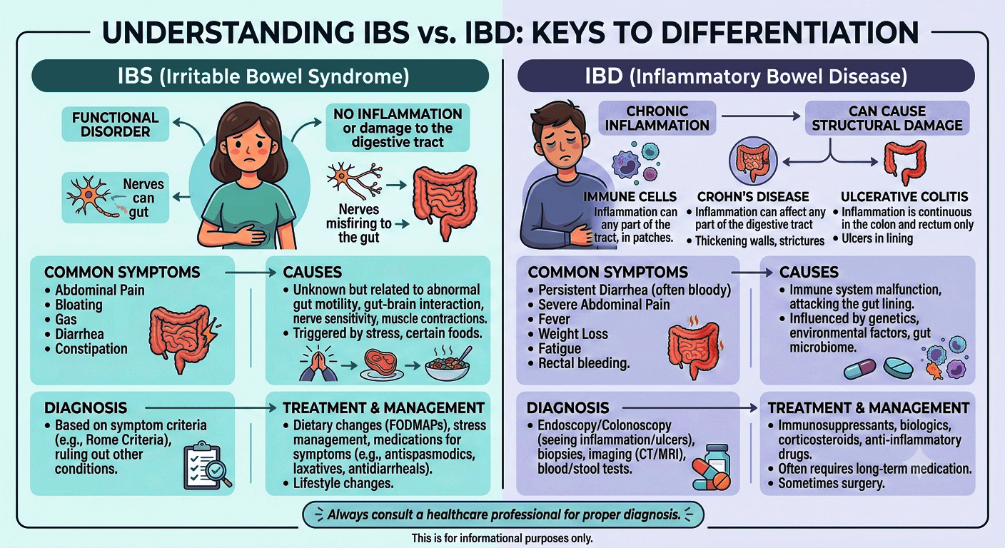 IBS vs. IBD