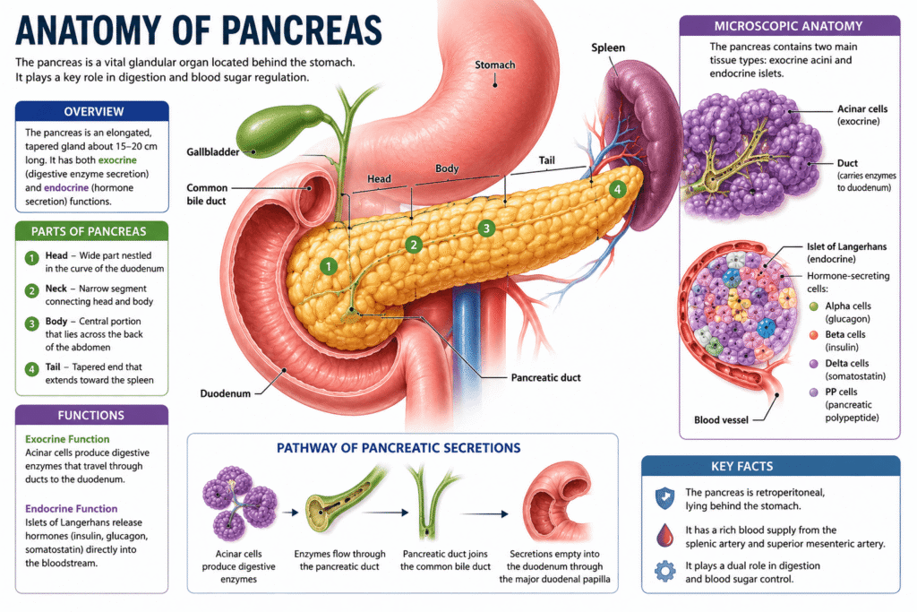 Anatomy of Pancreas