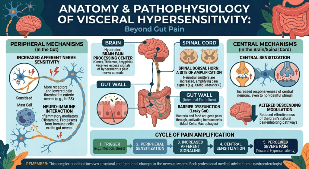 Anatomy and Pathophysiology of Visceral Hypersensitivity