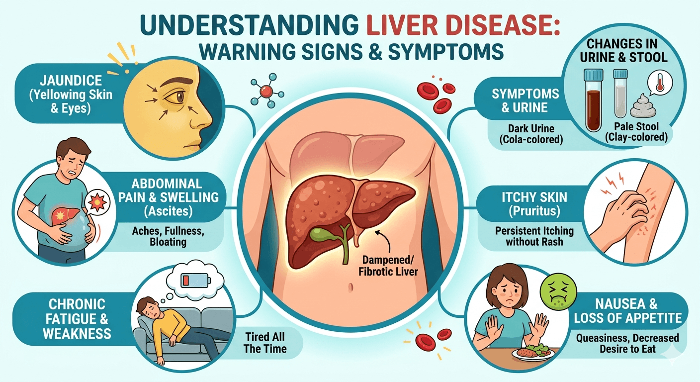 Understanding liver disease, its warning signs and symptoms